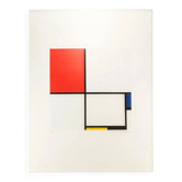 1970s Piet Mondrian Limited Edition Lithograph Numbered in Pencil.
