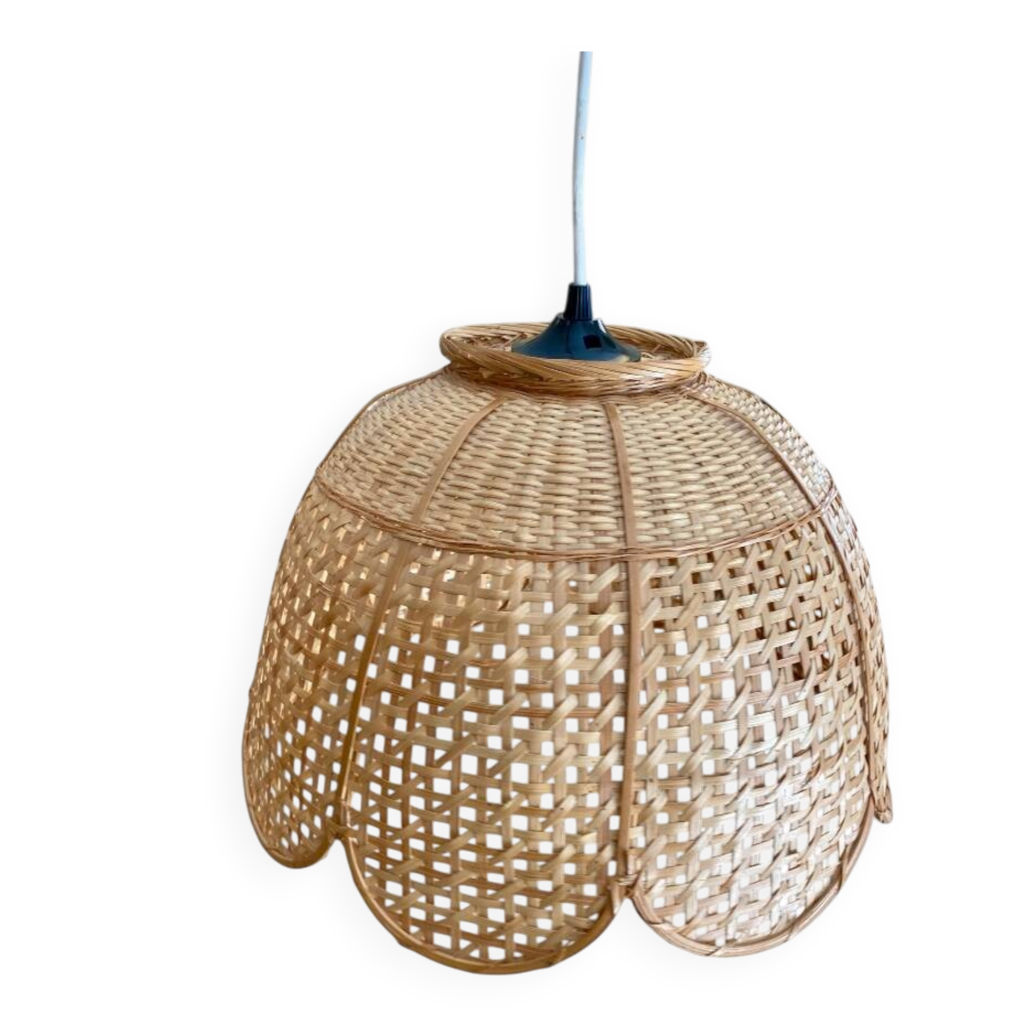 Rattan pendant light