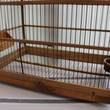 Old wooden bird cage