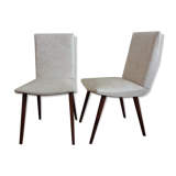 Pair of chairs in skai 60s