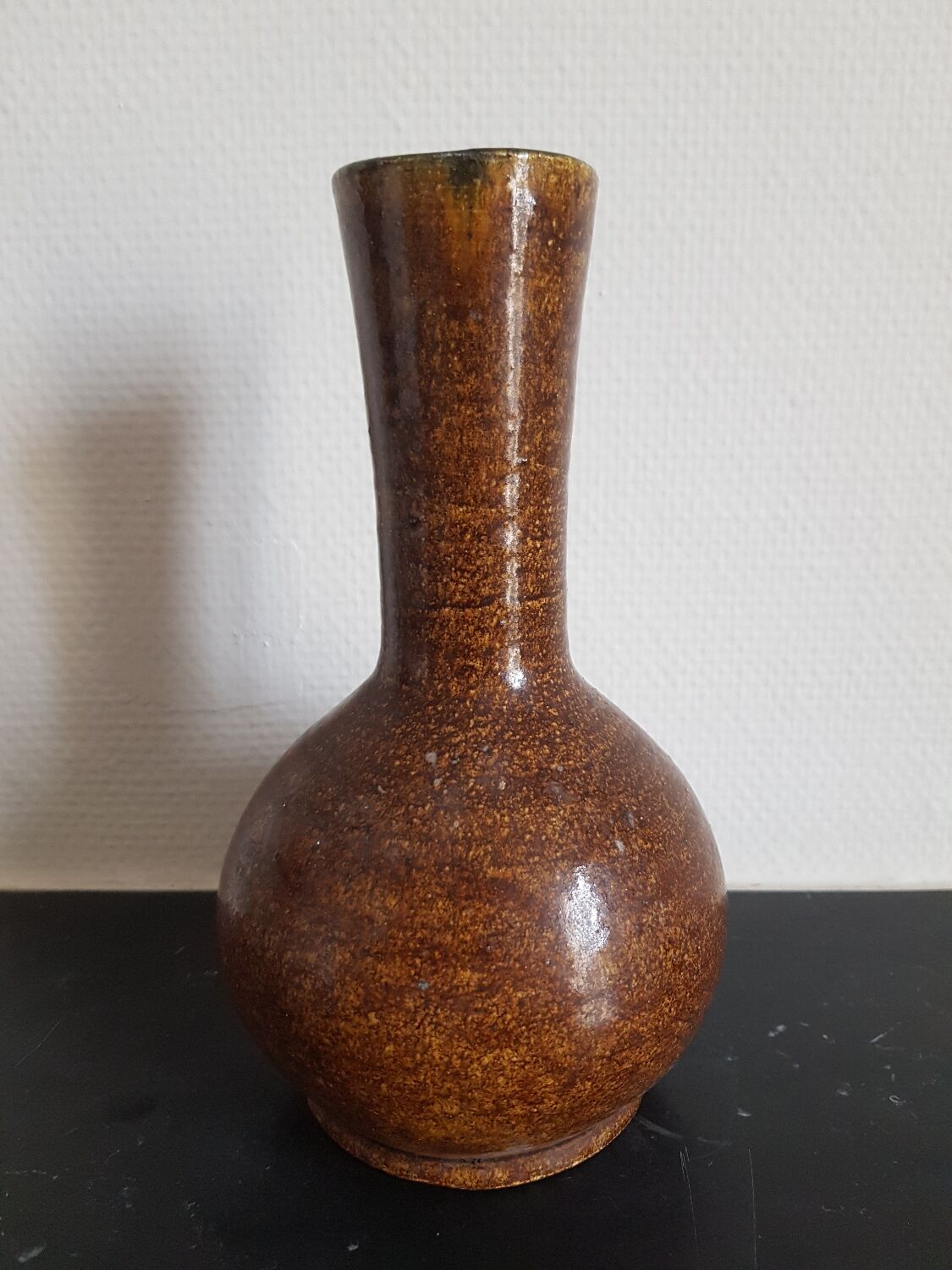 Vintage ceramic vase signed