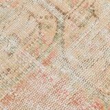 6x10 Peach Red Turkish Vintage Rug, 194x294Cm