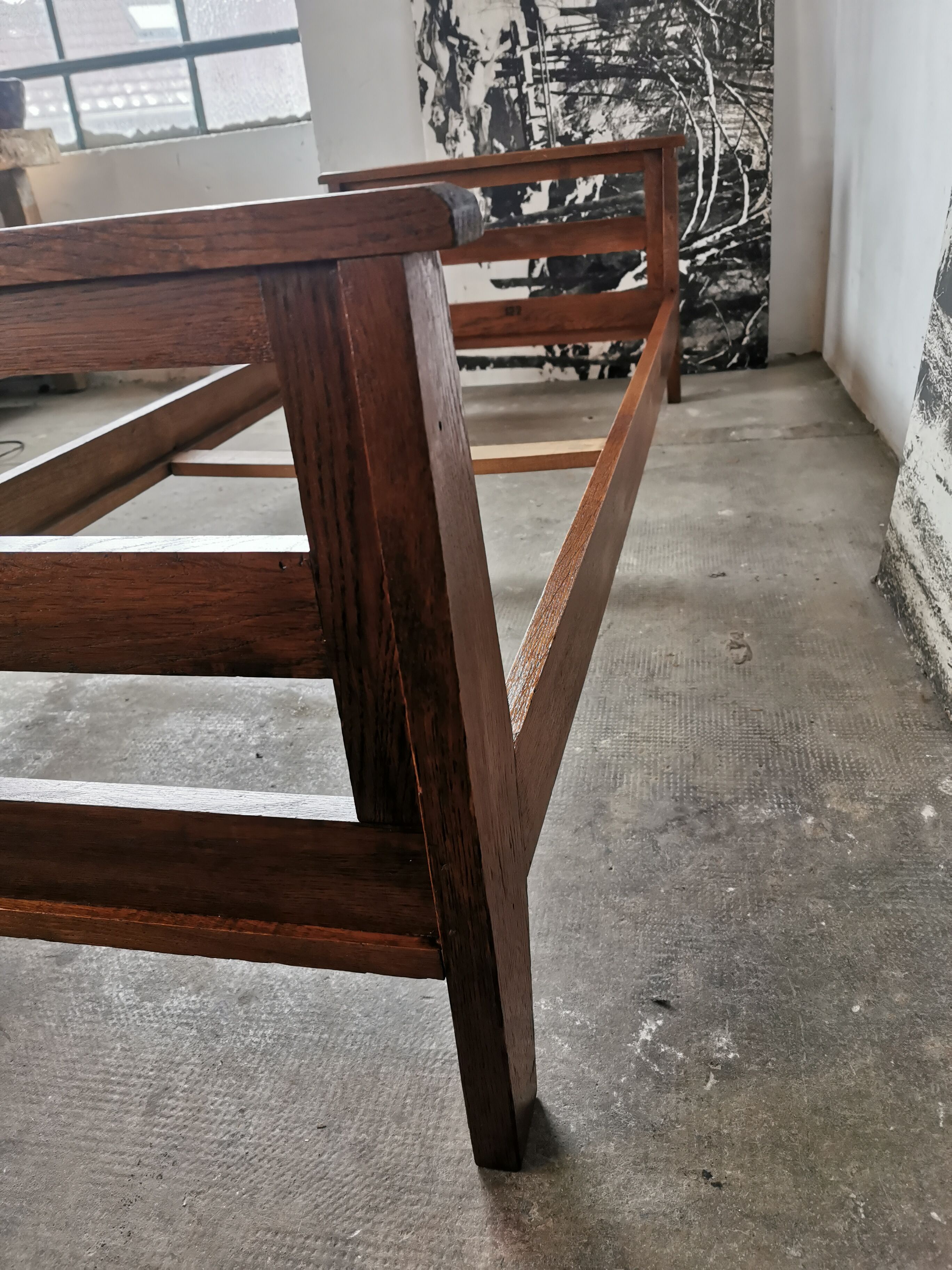 Mru bed René Gabriel, reconstruction