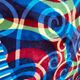 1980s XXL huge Design abstract high quality wool carpet/rug for Hilton hotel