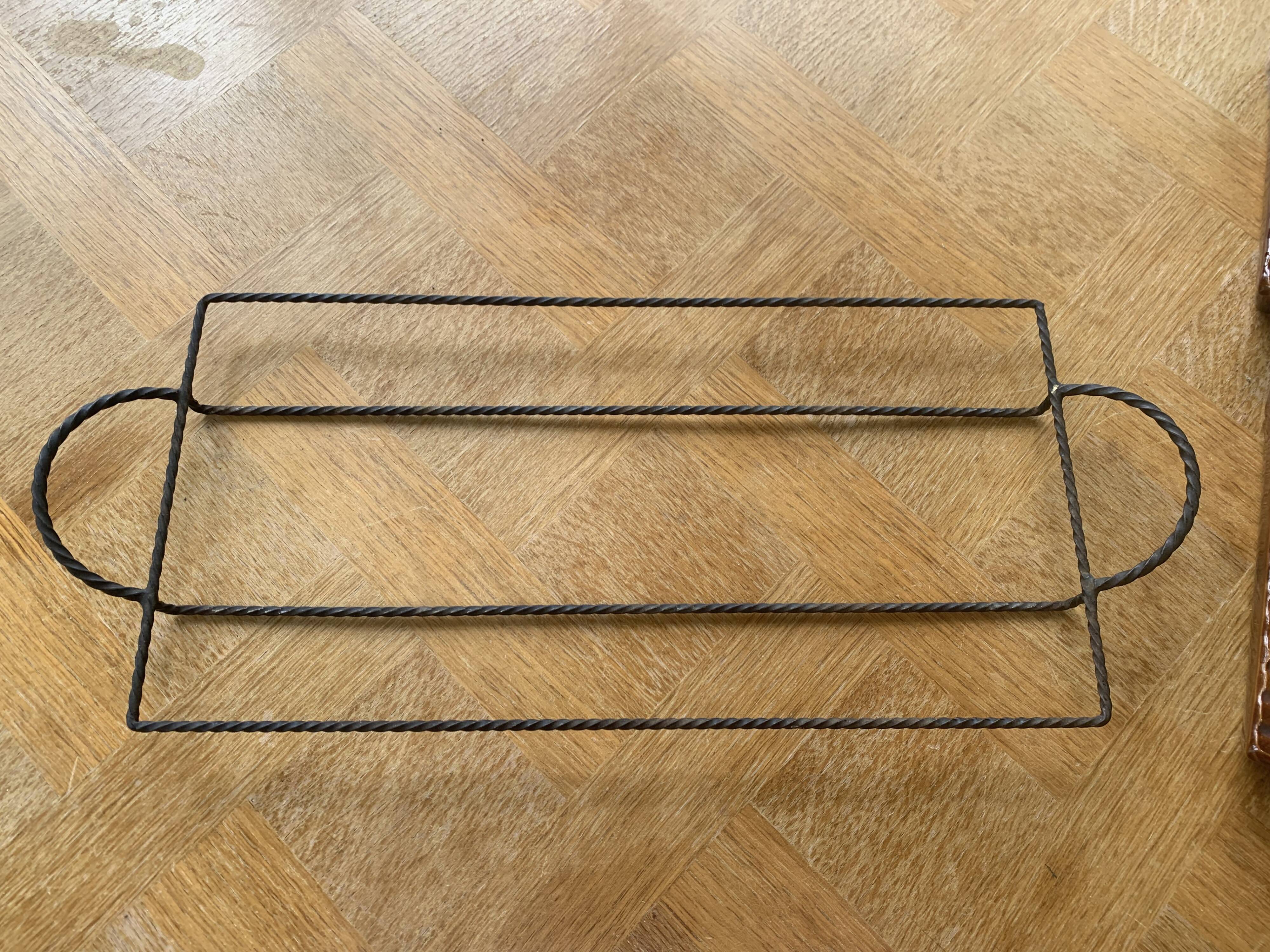 Aperitif servant in glazed ceramic signed by Marius Giuge artisan potter vallauris vintage