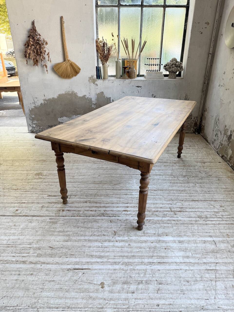 Walnut bistro farmhouse table 180cm