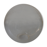 Old large globe ball sphere in transparent glass air bubble lampshade