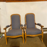 Set of 2 Voltaire children's armchairs