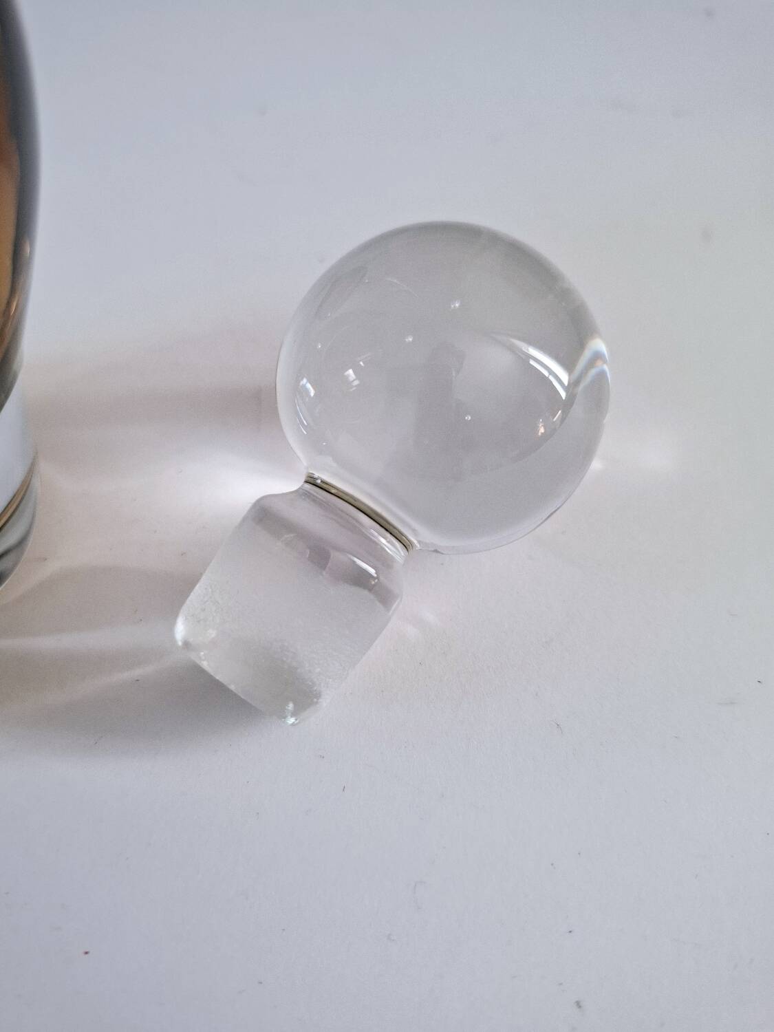 A pair of submerged glassware from the 1940s.