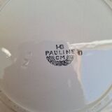 Orange and blue deep plates HBCM and St Amand.