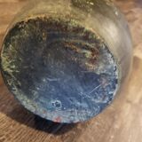 Green terracotta jar with 2 handles
