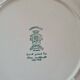Lunéville blue English dinner plates