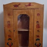 Vintage wooden children's room cabinet