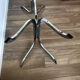 Table chrome et verre 70s