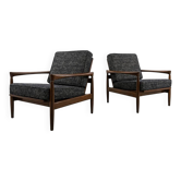 Chaises scandinaves "Kolding" par Erik Wørts pour IKEA, années 1960, ensemble de 2