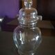 Old glass bottle of apothecary or confectioner