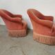 Paire de fauteuils crapaud vintage