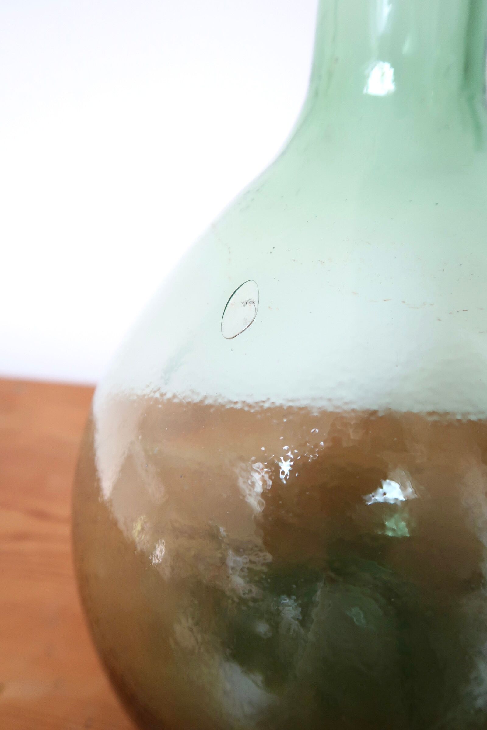 Demijohn green/blue round small format