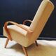 Paire de fauteuils vintage Halabala 1950