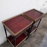 Pair of bedside Louis XVI style