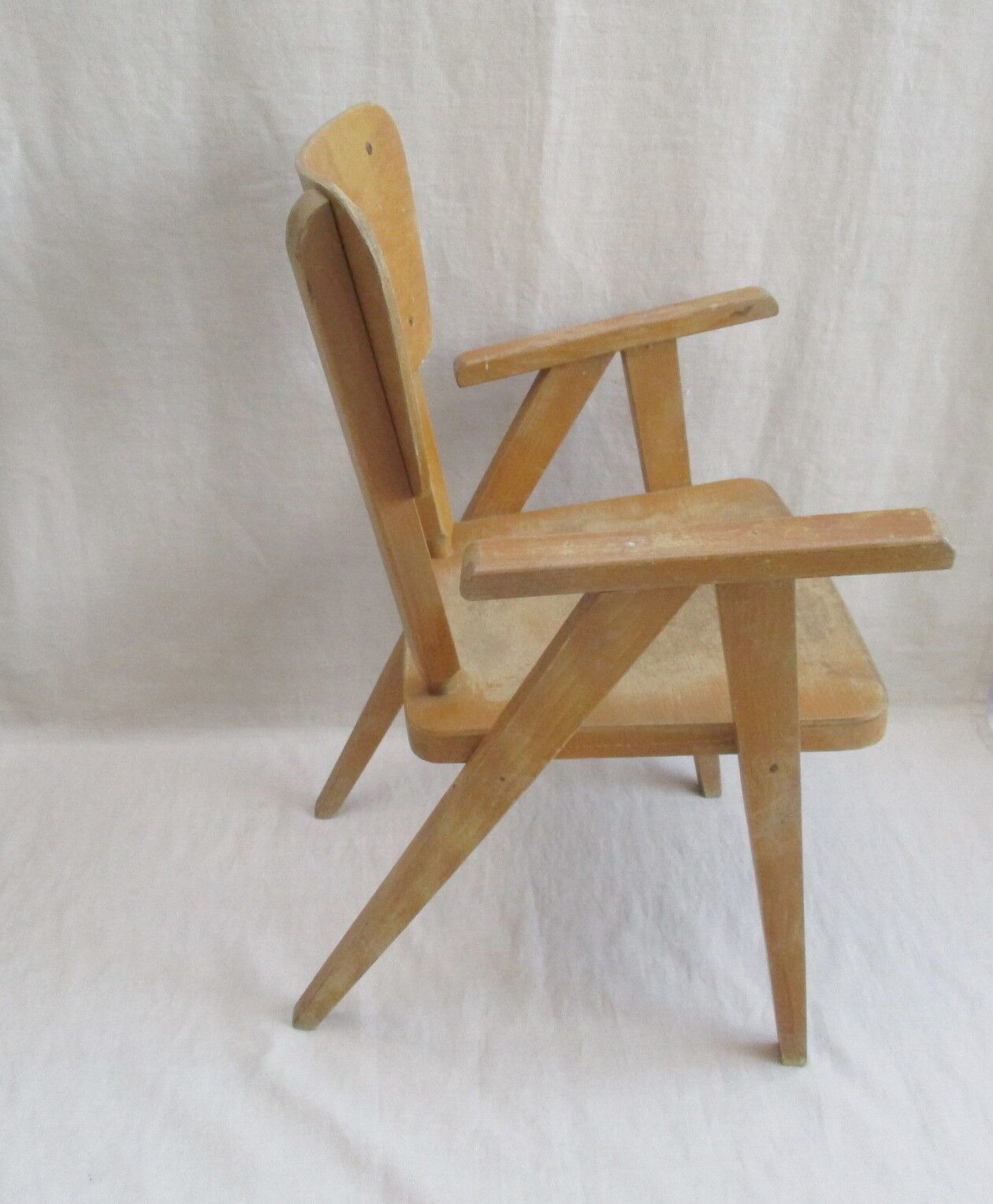 Vintage armchair child compass feet