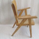 Vintage armchair child compass feet