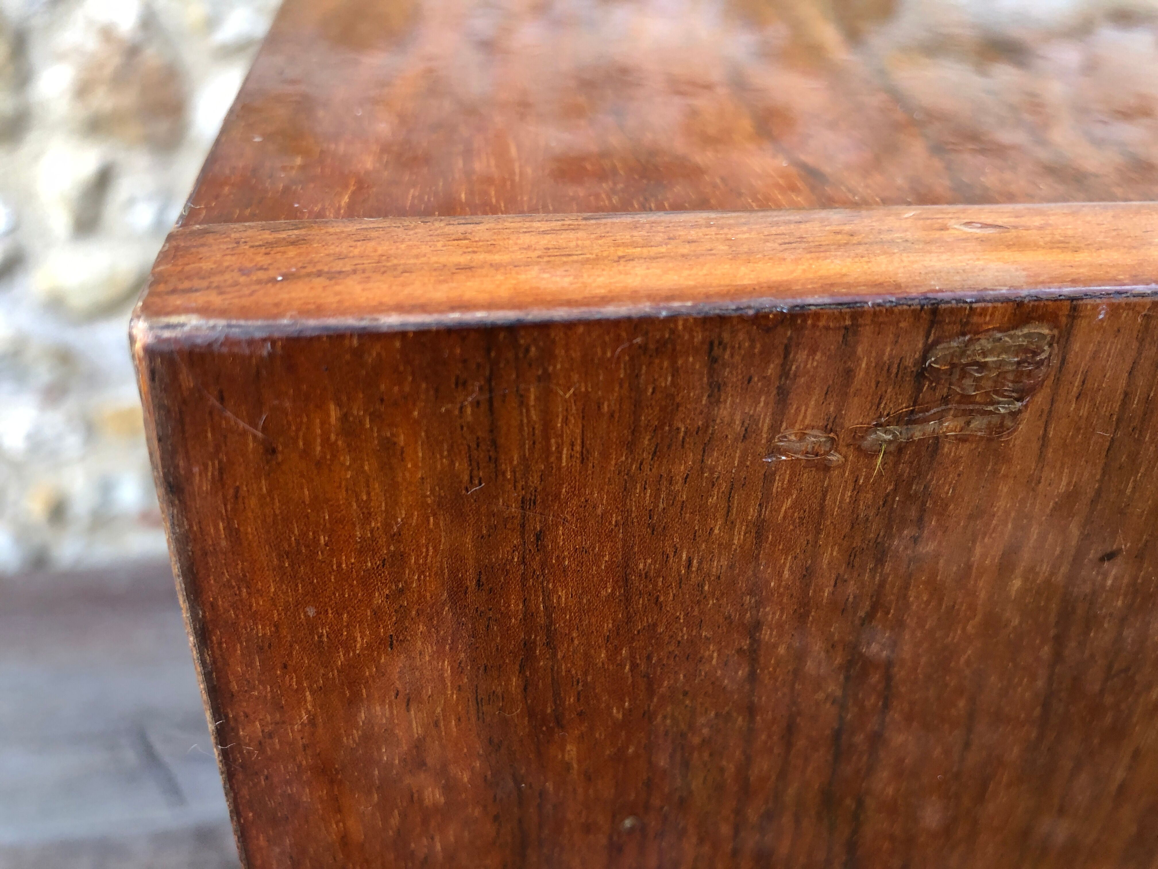 Vintage dresser with three rosewood drawers circa 70