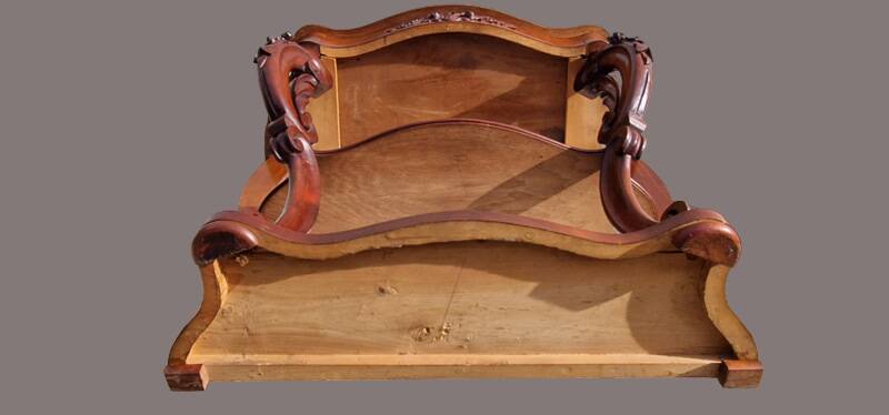 Mahogany console