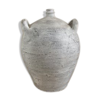 White terracotta jar