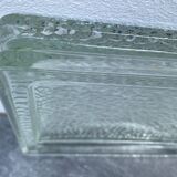 Cendrier pavé de verre transparent