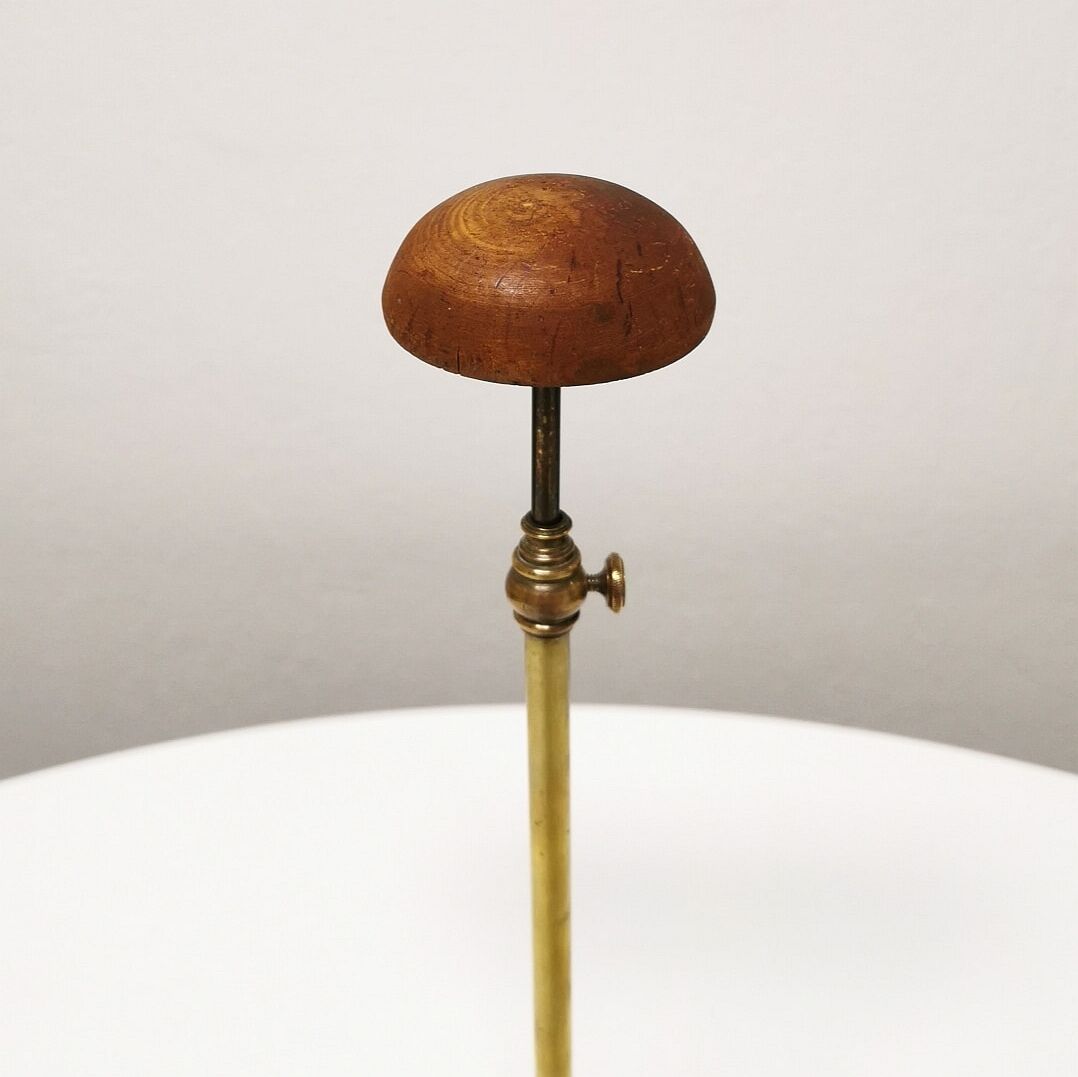 Old store brass hat rack