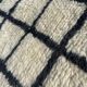 Berber rug black white 152x102cm