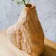 Solid wood ash soliflore hand-carved