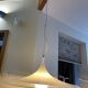 Suspension swirl et filigrane Murano