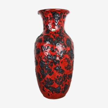 Large Pottery super color Fat Lava Multi-Color 239-41 Vase Scheurich WGP, 1970s