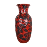 Large Pottery super color Fat Lava Multi-Color 239-41 Vase Scheurich WGP, 1970s