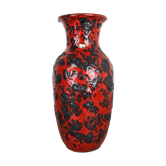Large Pottery super color Fat Lava Multi-Color 239-41 Vase Scheurich WGP, 1970s