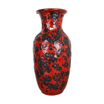 Vase Scheurich WGP fat lava multi-color 239-41 années 1970