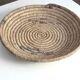 Braided round ethnic tray or wall decoration