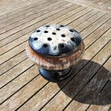 Antique Marbled Ceramic Flower Pick