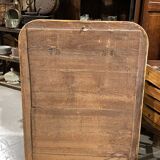 Patinated wooden mirror, 90x68 cm