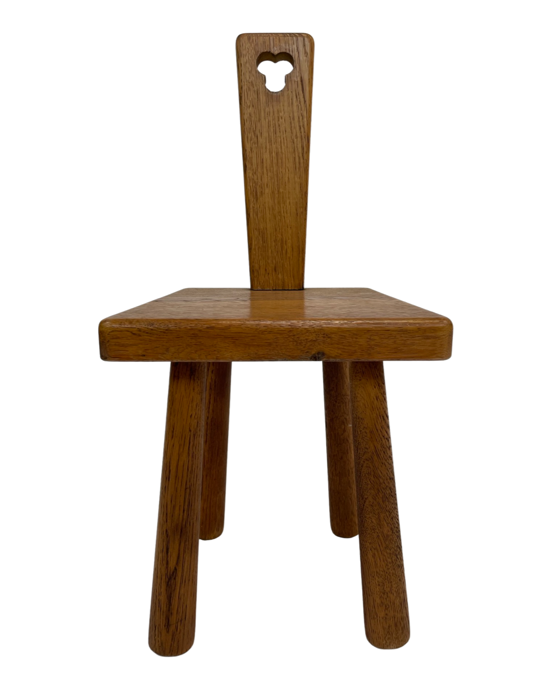 Vintage Spanish chair / stool 70s design brutalist