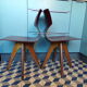 Pair of vintage children's chair Fl-totto