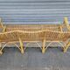 Rattan and bamboo sofa Dal Vera