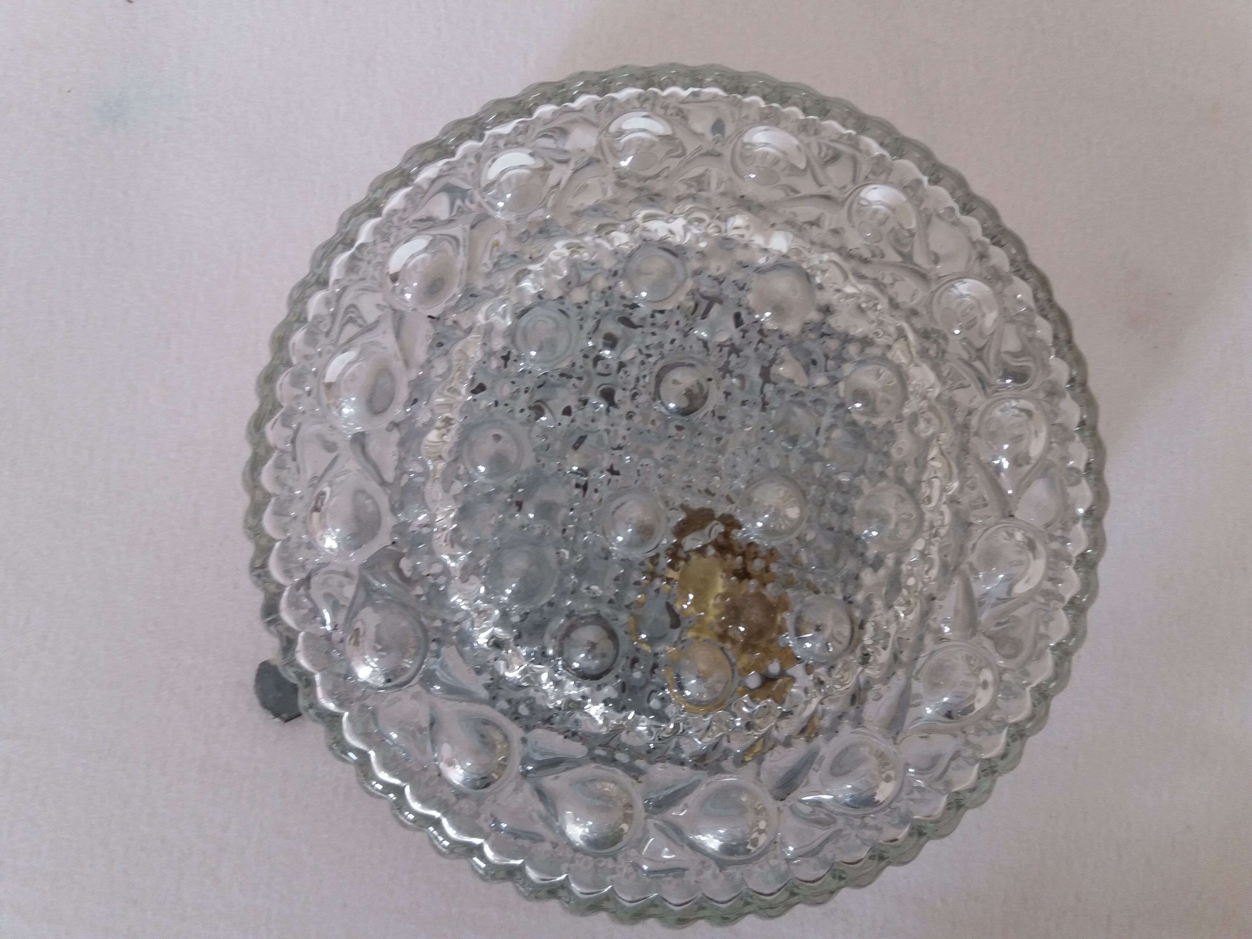 Vintage glass ceiling light