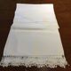 Cover of bolster old cotton and lace
