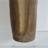 Grand vase en grès chamotté , années 70