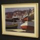 Peinture marine italienne signée du XXe siècle