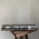aluminium cast vase Bamboo 1980