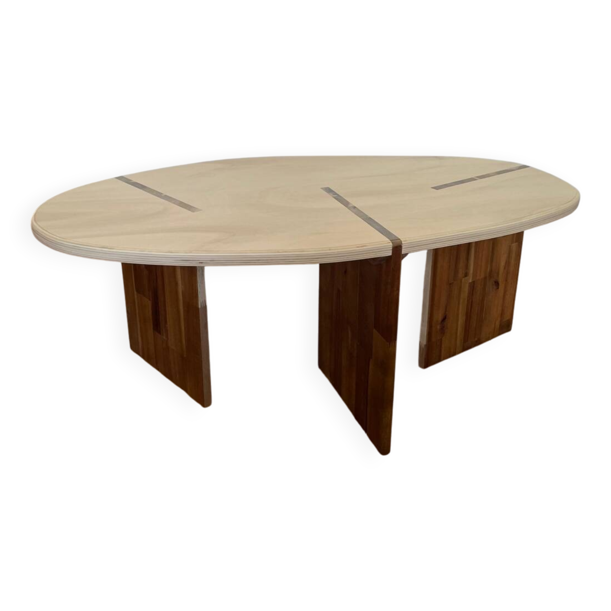 Wooden coffee table